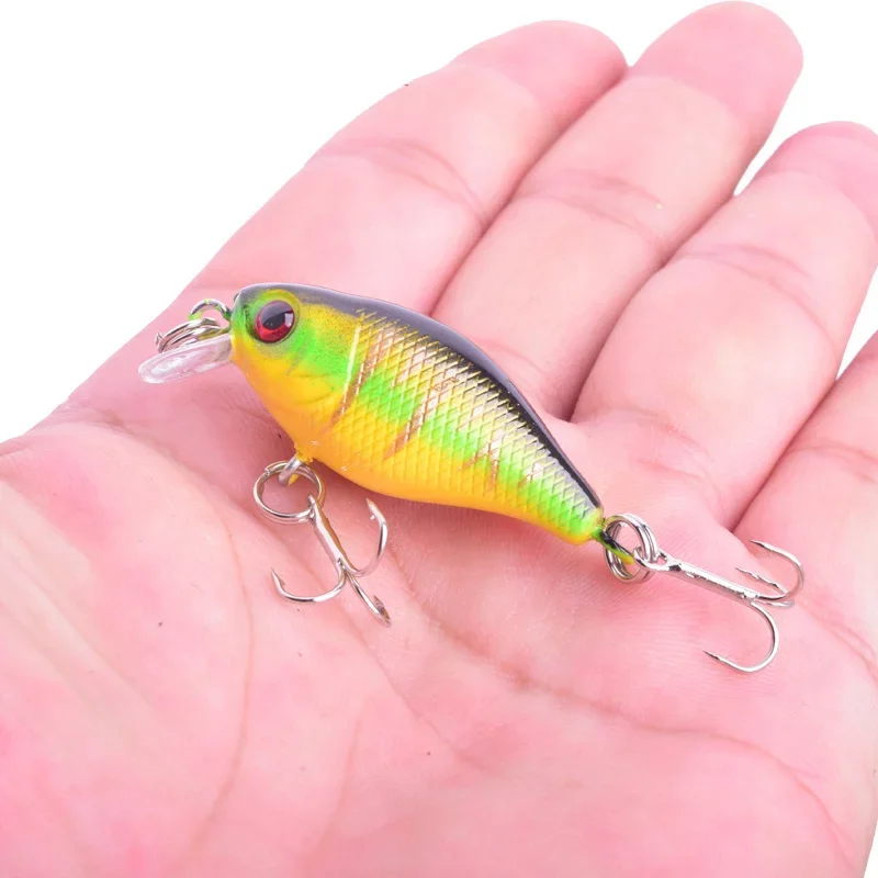 Señuelo de Pesca Crankbait, 45mm, 4g, pececillo flotante, Swimbait, cebo duro de plástico Artificial para Isca, Lucio, Pesca, carpa, Wobblers, 1 ud. - imagen 3