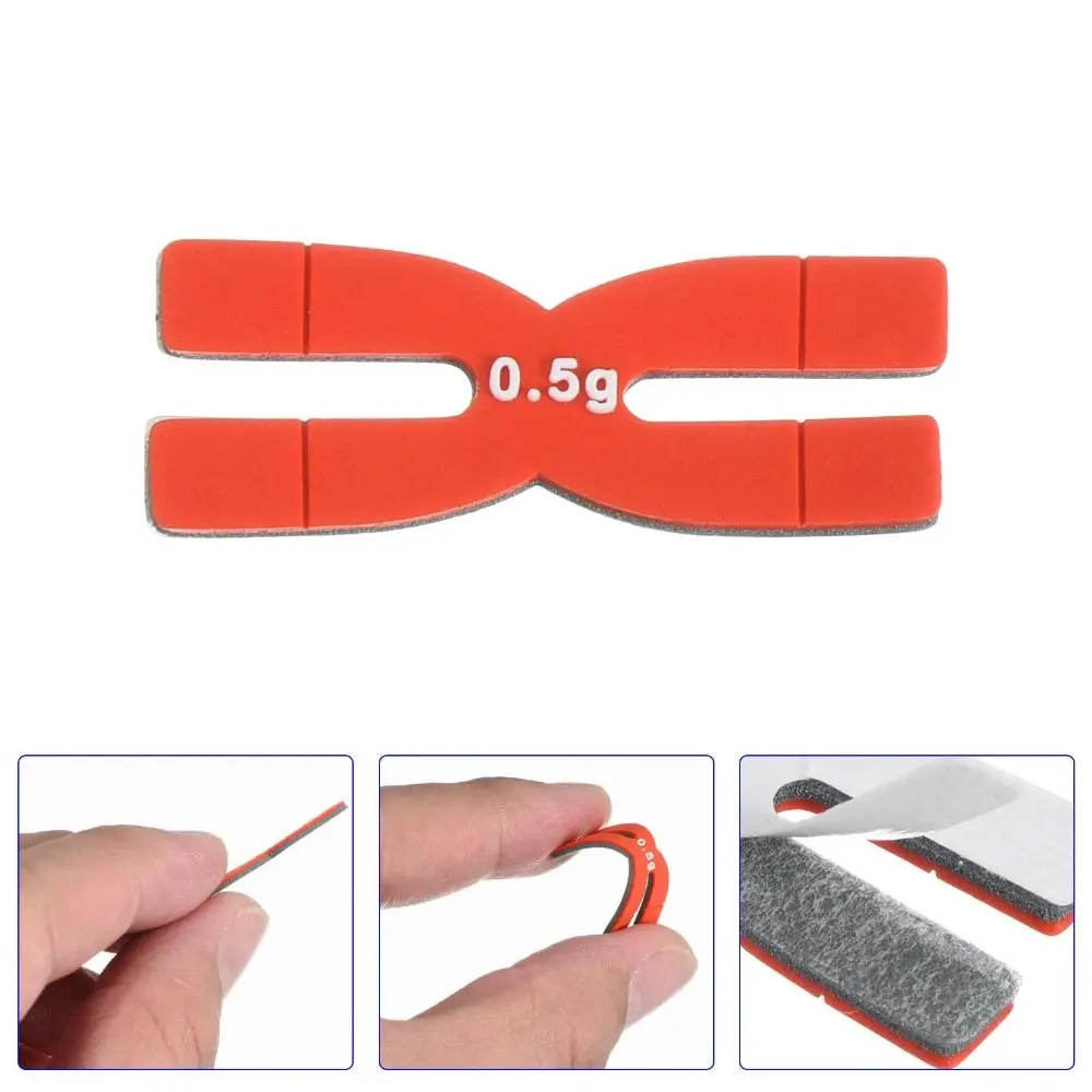Tiras de lastre de silicona para equilibrio de señuelos de pesca