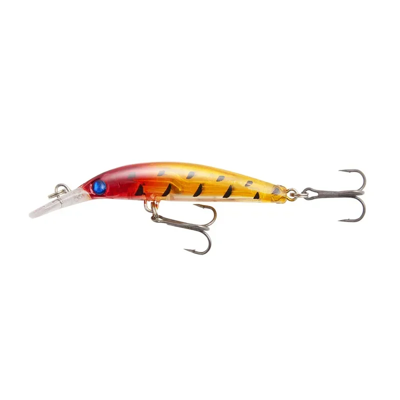 Señuelo de Pesca Minnow 70mm 3,6g cebo duro simulado Wobbler Jig cebo Crankbait carpa lubina rayada Pesca aparejos de Pesca Swimbait