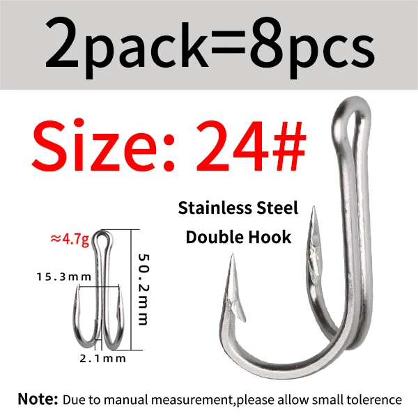 8 Hooks Size 24