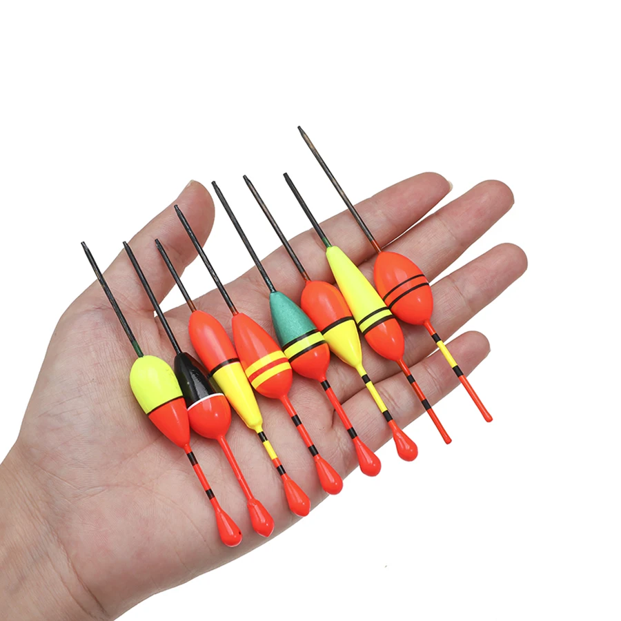 FTK 8 unids/lote juego de flotadores de pesca tamaño mixto Color espuma flotador boya Bobber para accesorios de pesca equipo de pesca aparejos de pesca - imagen 5