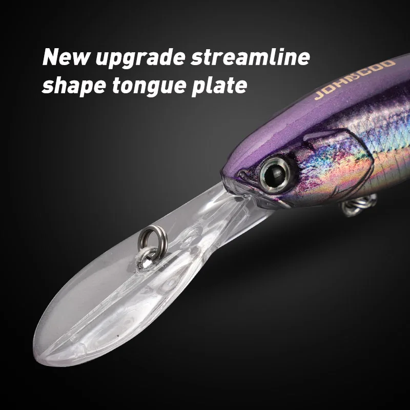 Señuelos de pesca 5,6g Minnow señuelos de fundición larga Color impreso señuelo suspendido cebo aritifical para perca buceo profundo - imagen 3