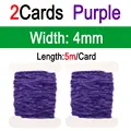 2pcs Purple 4mm