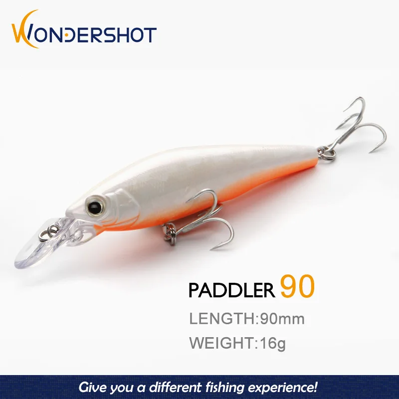 Wondershot-señuelo de pesca A18, nuevo modelo, pececillo que se hunde, 16G/90MM, Wobblers, Swimbait Artificial, cebos duros de mar para invierno, Lucio