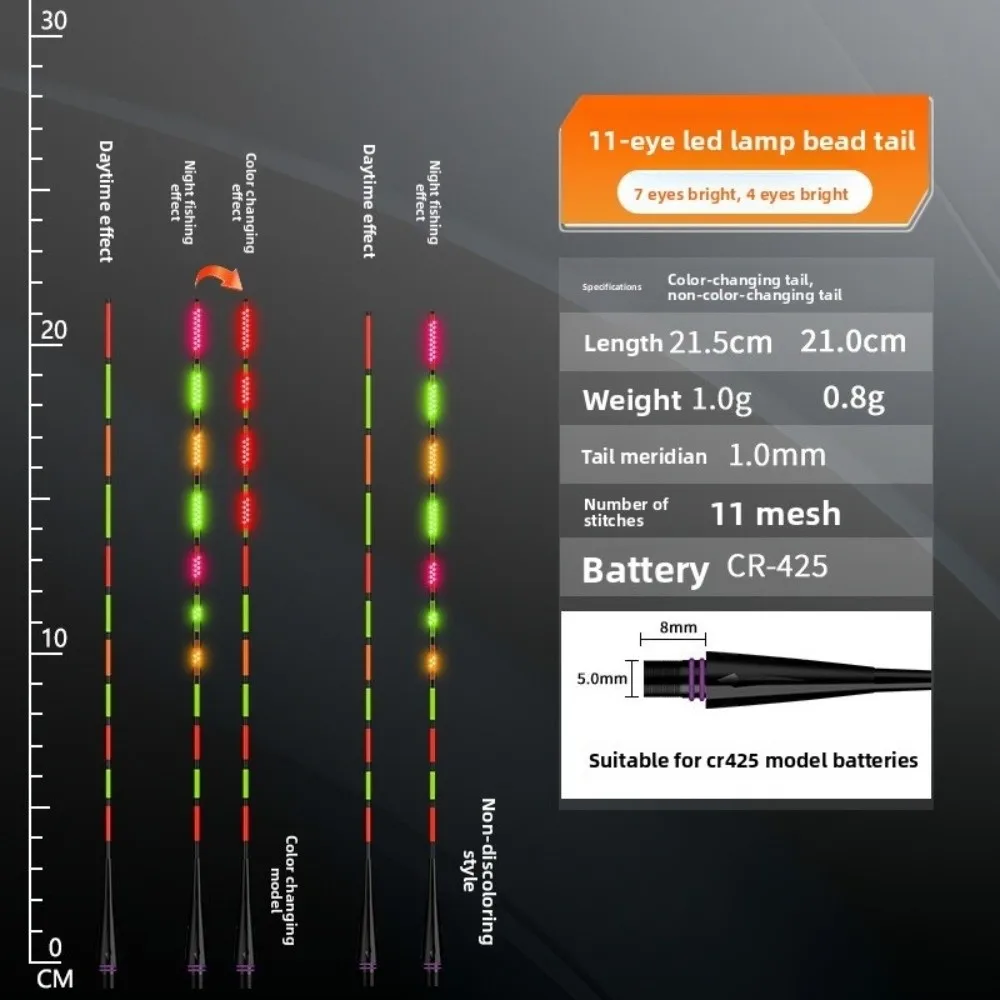 Flotador inteligente LED superbrillante, diseño electrónico ultra sensible, flotador luminoso, tecnología inteligente, flotador de pesca nocturno luminoso superior - imagen 2