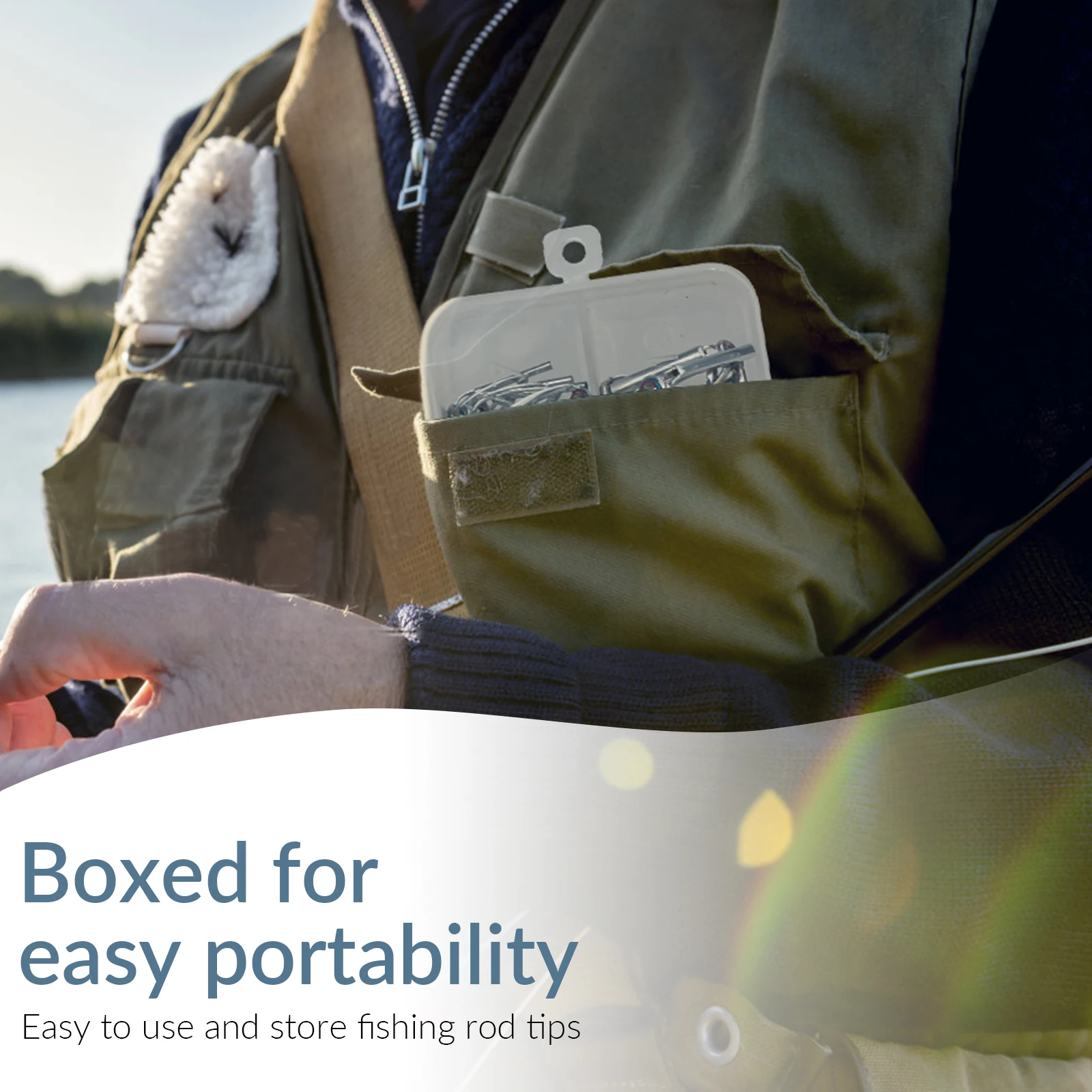 THKFISH 50 Uds guías de caña de pescar puntas Kit de reparación superior DIY 1,8-3,6mm caña de pescar construcción anillos oculares punta de poste juego de reemplazo superior - imagen 5