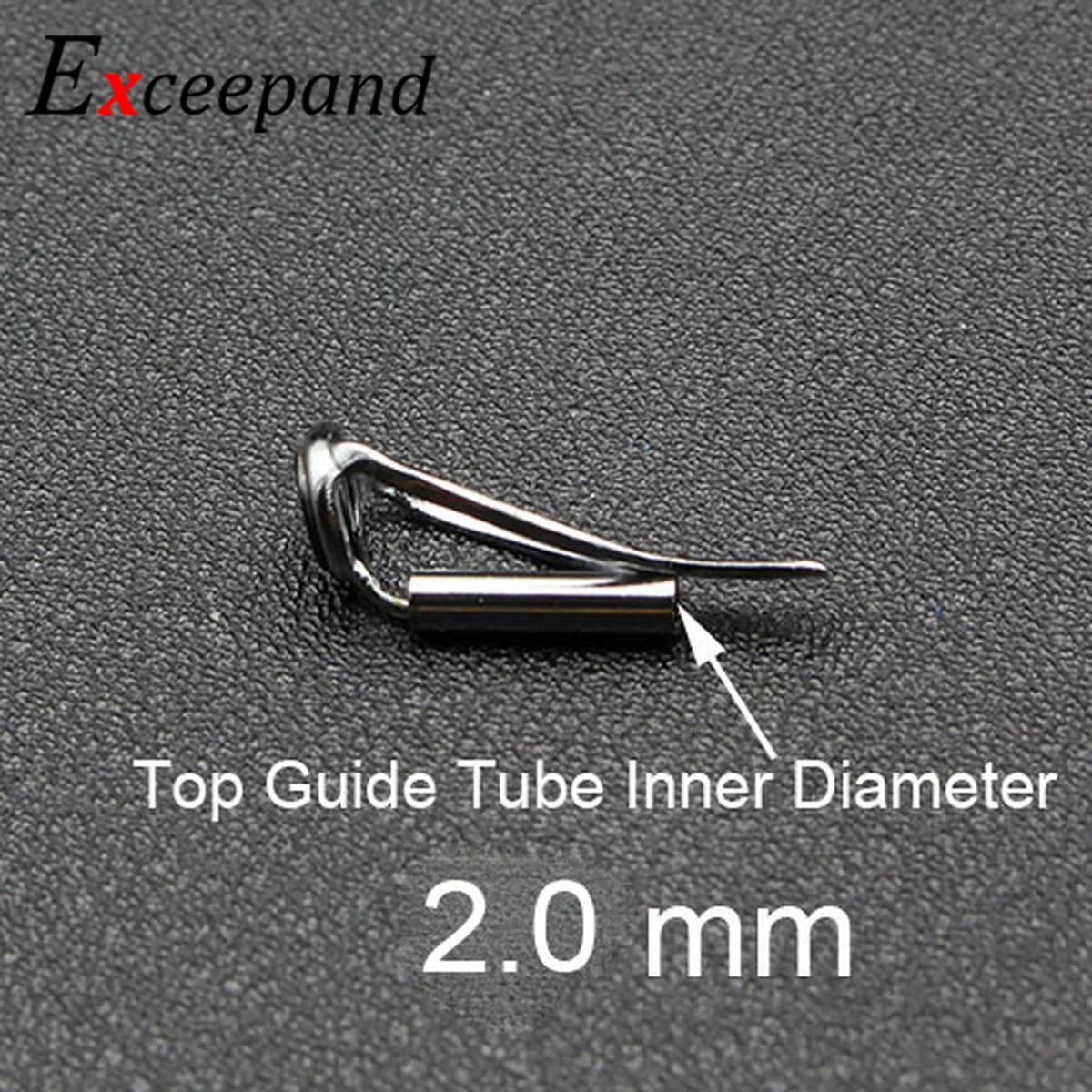 Exceepand-Guía de caña de pescar Baitcasting, marco de acero inoxidable, Kit de reparación de anillo de línea de ojo, accesorios de construcción de varilla de punta, 9 unids/set - imagen 3