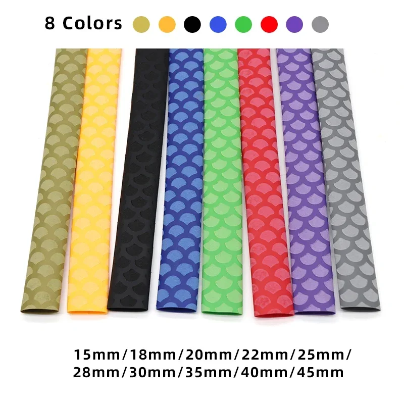 Tubo termorretráctil antideslizante, envoltura de caña de pescar, mango de bicicleta antideslizante, protección de aislamiento, agarre de raqueta, cubierta impermeable, 1/3 Uds. - imagen 4