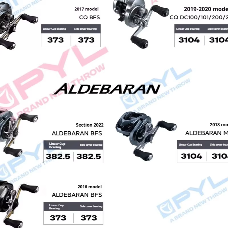 Carrete Baitcasting PYL VIII – Rodamientos cerámica negra para mar - imagen 5
