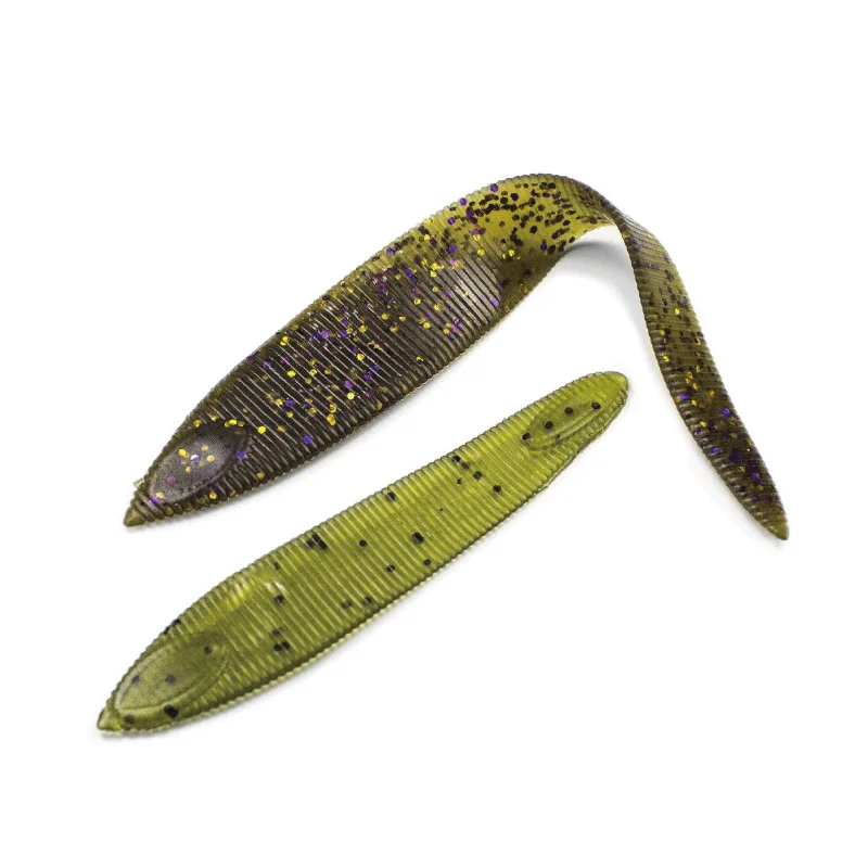 LunKERHUNT Road-Cebo falso para pesca en agua dulce, cebo blando de insectos, Langke [leech], Estados Unidos - imagen 2