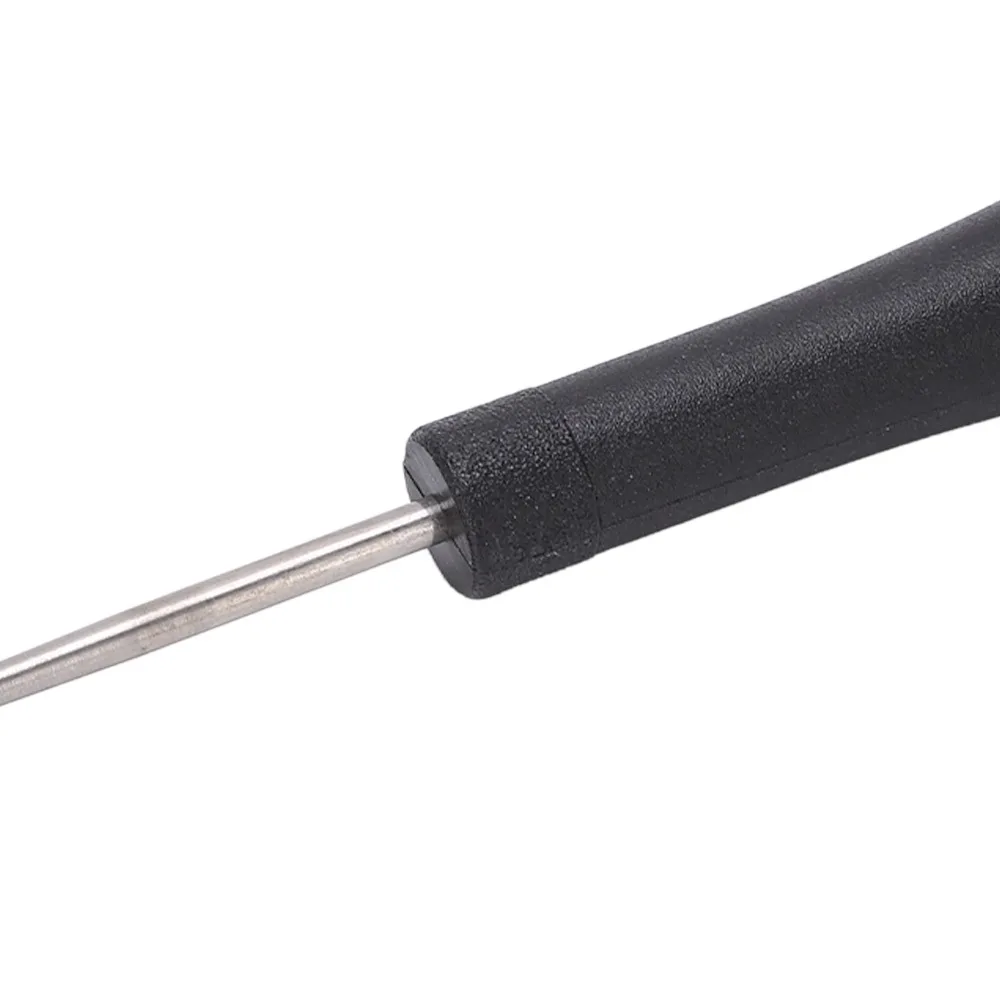 Accesorios de bádminton, punzón de encordado de raqueta negra, punzón recto duradero portátil, herramientas de encordado de raqueta de tenis de hierro - imagen 2