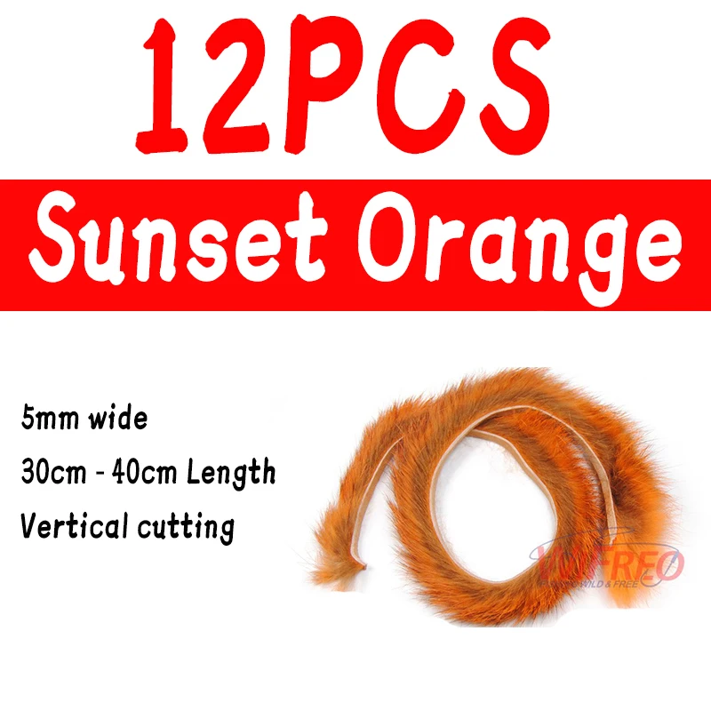 12pcs sunset orange