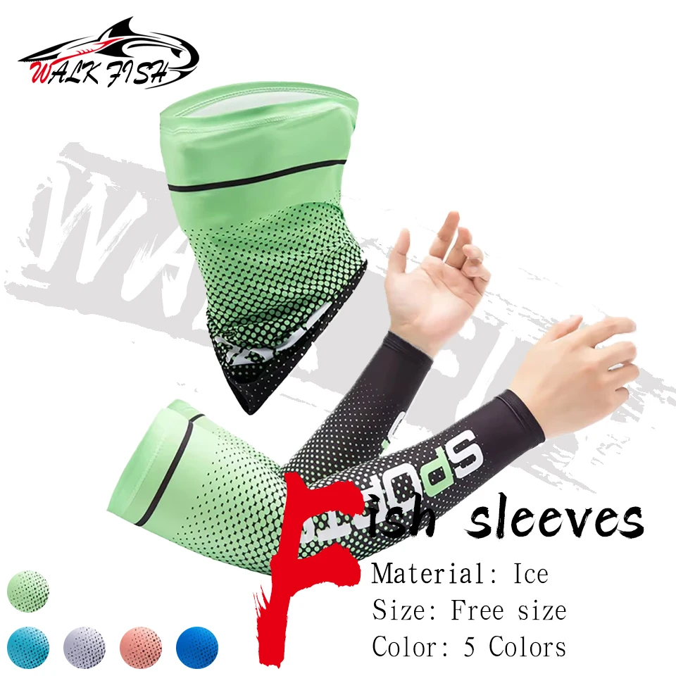 WALK FISH Mangas de pesca UV Protección solar brazos manos