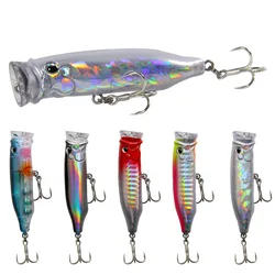 Popper Topwater duro 7 cm – Crankbait wobbler para perca