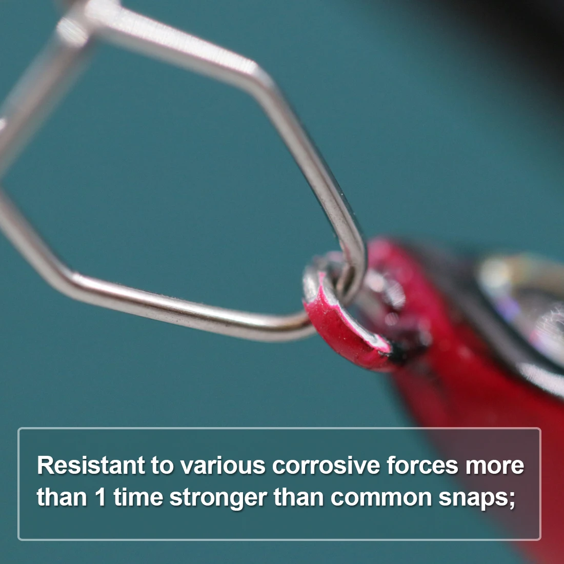 FishTrip mosquetón de pesca a presión de diamante, conector a presión de acero inoxidable, aparejos de Terminal de cambio rápido - imagen 4