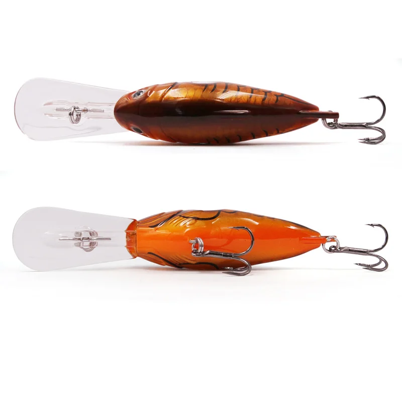 TacklePRO-señuelo de pesca M07 Crankbait flotante Minnow 50mm 10g 1,8-3,9 M, 1 unidad, aparejos de pesca de agua salada, buceo profundo - imagen 5