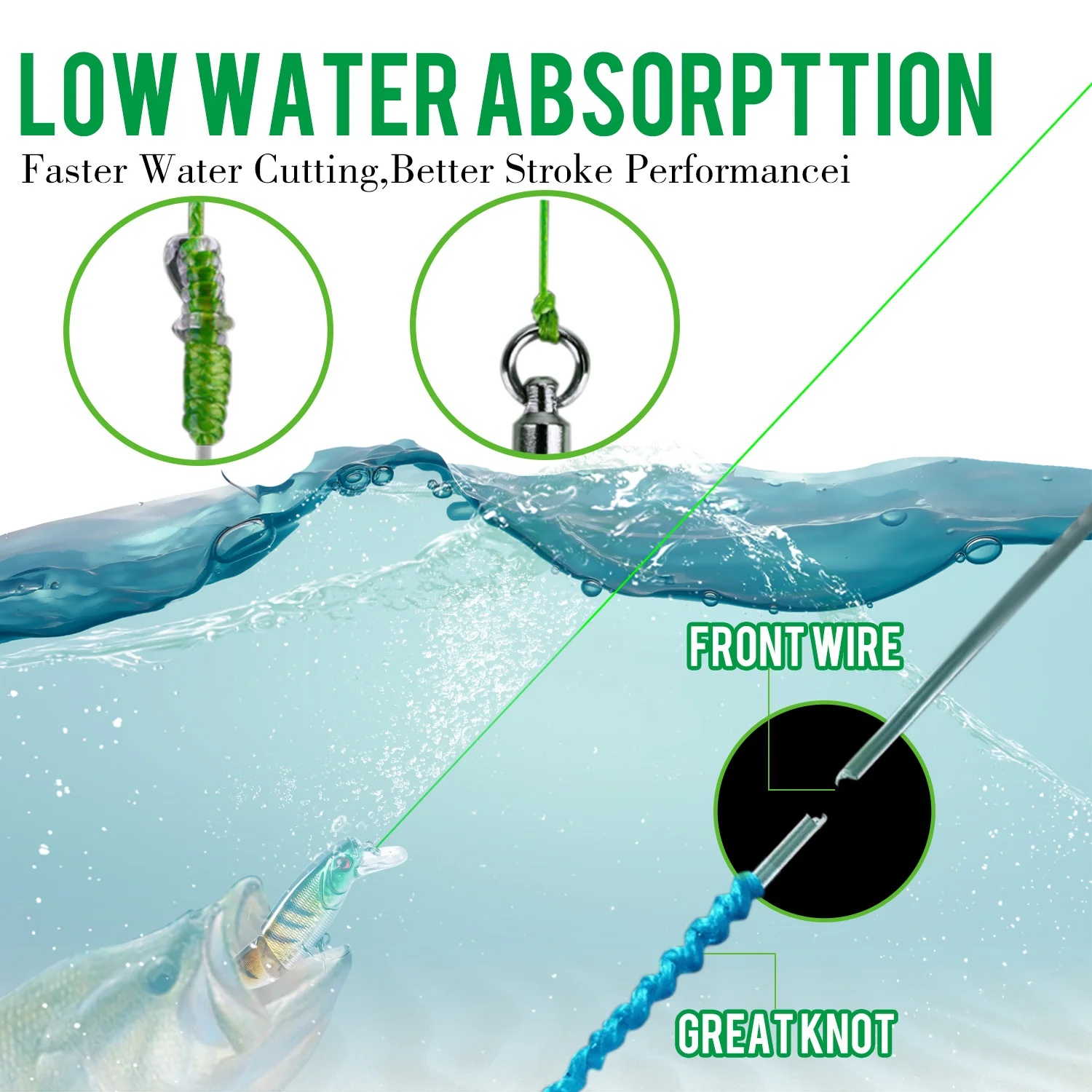 Sougayilang-sedal de Pesca trenzado de 8 hebras, línea de Pesca de Pe de 120m, línea de Pesca sedosa de 0,12-0,40mm para Pesca de carpa de agua dulce - imagen 4