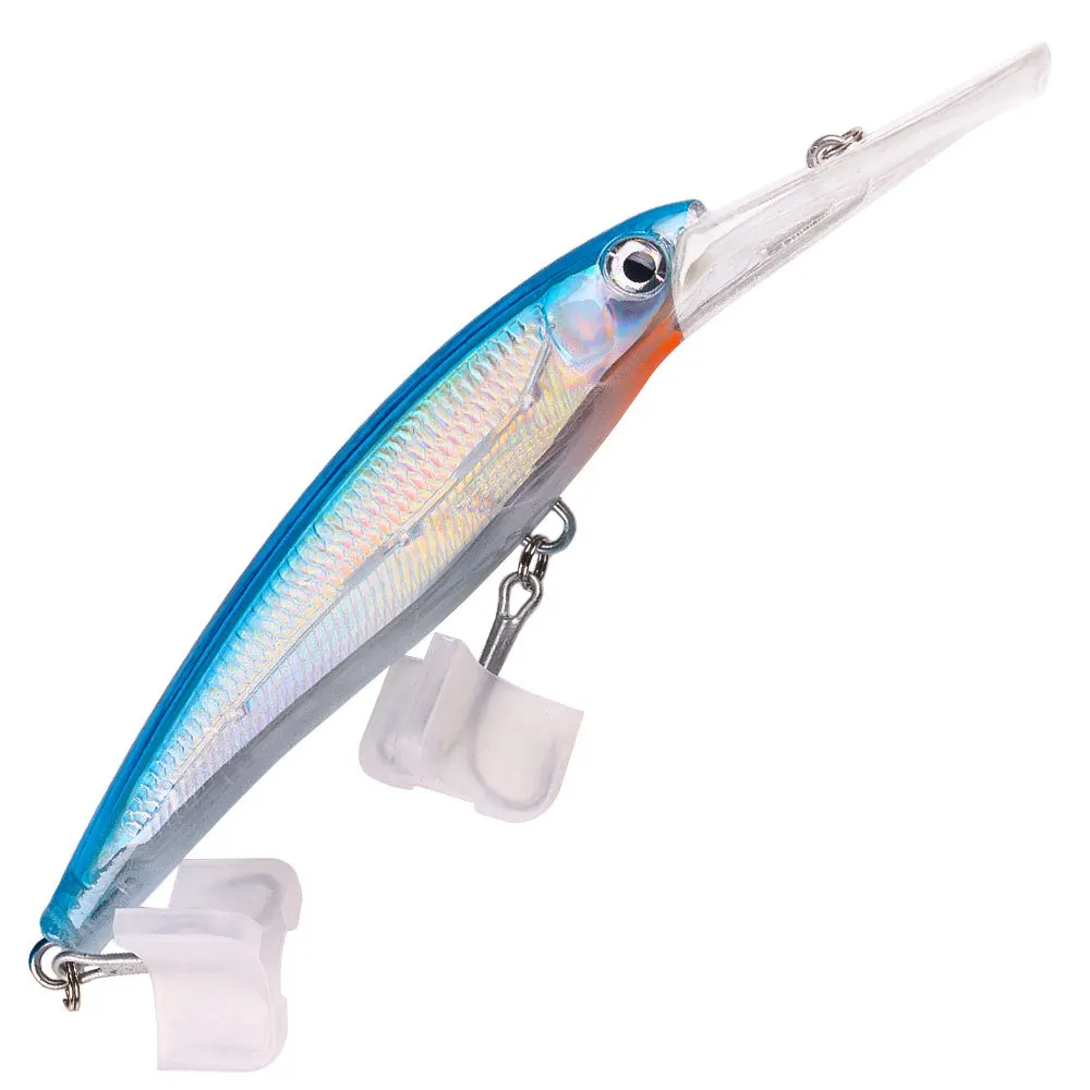 un vibrante señuelo de pesca realista diseñado para una captura efectiva