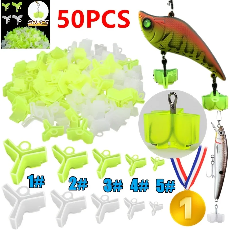 Fundas protectoras para anzuelos triples de pesca - imagen 4