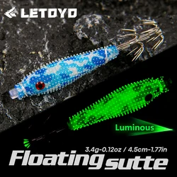 LETOYO Egi Luminoso Flotante 45mm – Para Calamar, Pulpo y Sepia