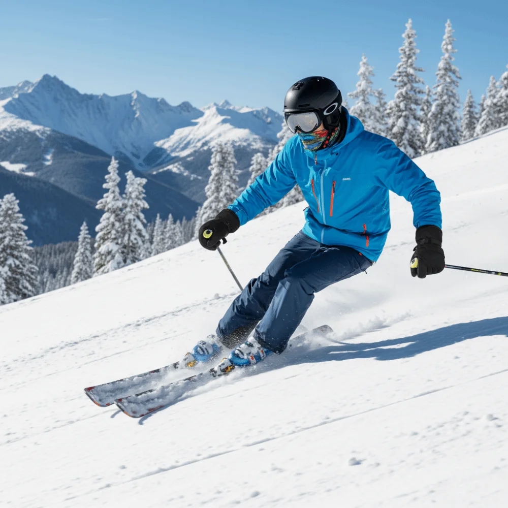 1 par de guantes de esquí de invierno impermeables Unisex pantalla táctil guantes gruesos de snowboard guantes térmicos cálidos para nieve deportes de invierno - imagen 2