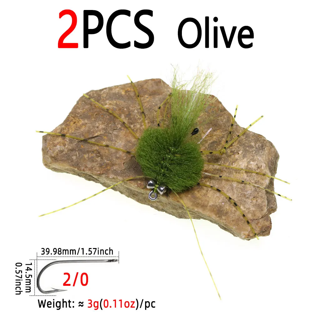 2pcs Olive