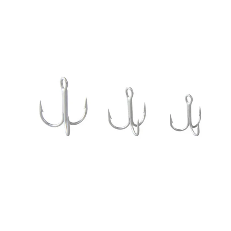 LUTAC gancho triple plateado clásico, accesorio de señuelo de uso común - imagen 2