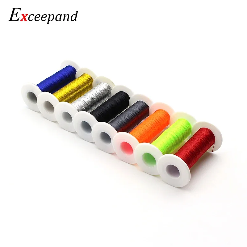 Línea de roscado de construcción de caña de pescar, guía de bobinado, hilo de envoltura, alambre trenzado, línea de poliéster, 50 metros - imagen 5