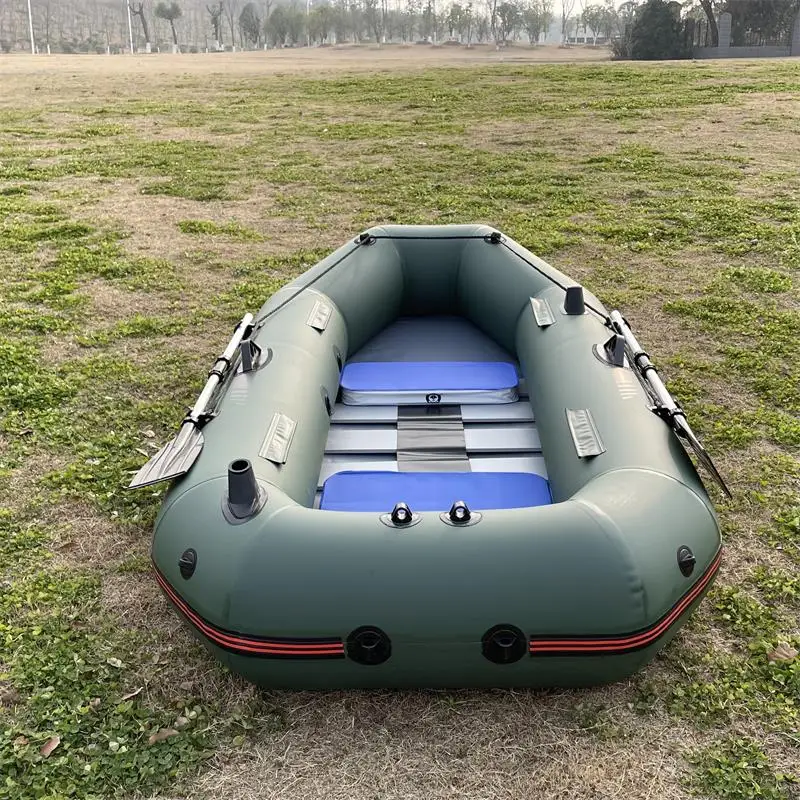 SOLAR MARINE-balsas inflables para 3 personas, barcos de pesca con suelo de madera, 2,3 M, venta al por menor - imagen 4