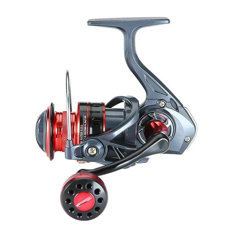 Rueda de pesca con agarre de Metal, carrete giratorio de alta resistencia, 12 + 1BB, para lubina de mar, mano izquierda/derecha, baitcasting - imagen 3