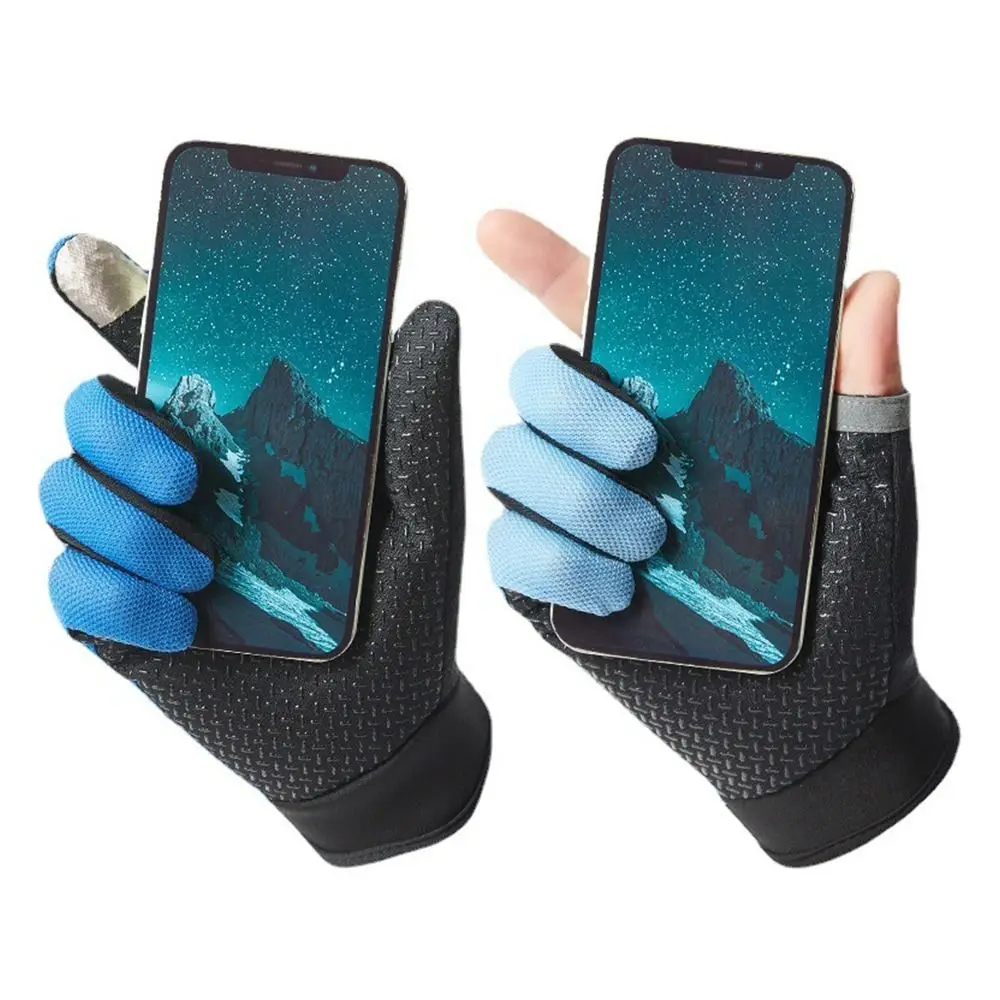 Guantes de pesca táctiles manga larga – Dedo completo unisex - imagen 2