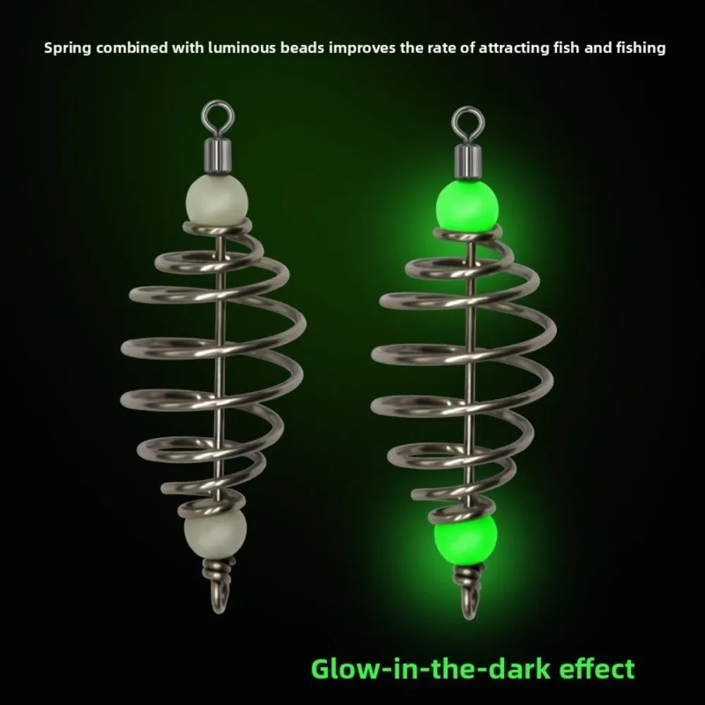 Señuelo Oliva Luminoso con Resorte - Alimentador Acero Inoxidable - imagen 4