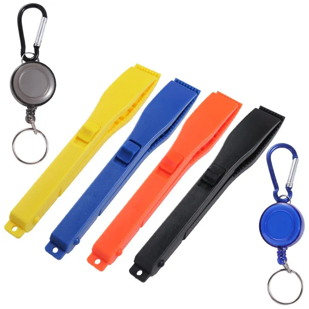 Herramientas de pesca, soporte para llavero, Clip para cinturón, interruptor portátil, bloqueo, pinza, suministros de pesca, pinzas de pesca, pinza - imagen 3