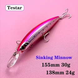 Jerkbait Testar para Lucio 155mm – Señuelo de Curricán Hundido