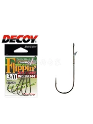 Japón DECOY WORM144 cebo suave importado mango recto gancho volteando anzuelo especial anzuelo