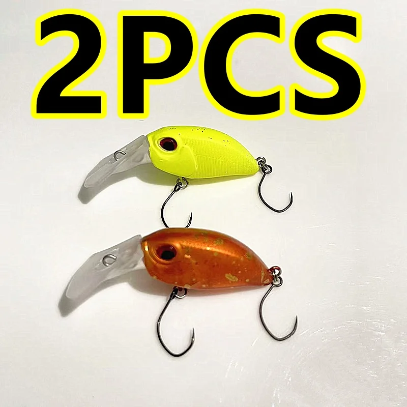 8014 5cm2.5g2PCS LURETV Japón VALKEIN KUGA FMR Mini Micro cebo para trucha gorda corriente gancho único Luya - imagen 5