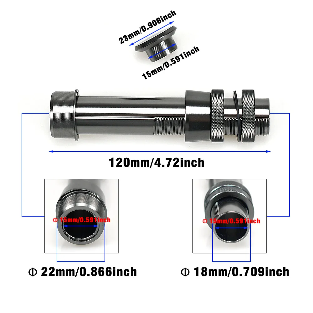 MNFT 1 Uds carrete de pesca fijo de Metal DIY caña de pescar con mosca asiento de rueda accesorios de mango de Metal - imagen 4