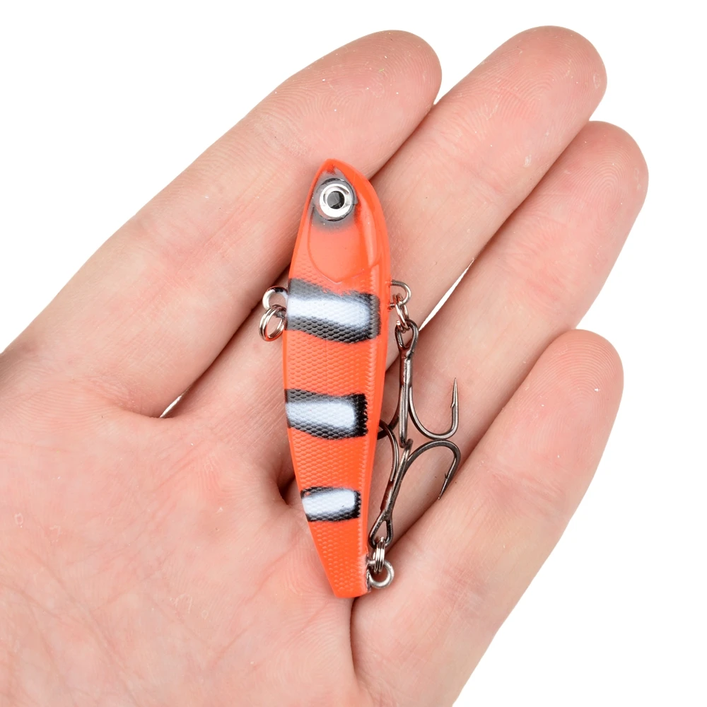 Señuelos de pesca VIB que se hunden, plantilla de cebo duro Artificial de 60mm y 10,5g, Crankbait, cebo de trucha con vibración de plomo incorporado para aparejos de Lucio, 1 ud. - imagen 4