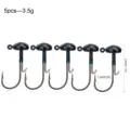 5pcs 3.5g black