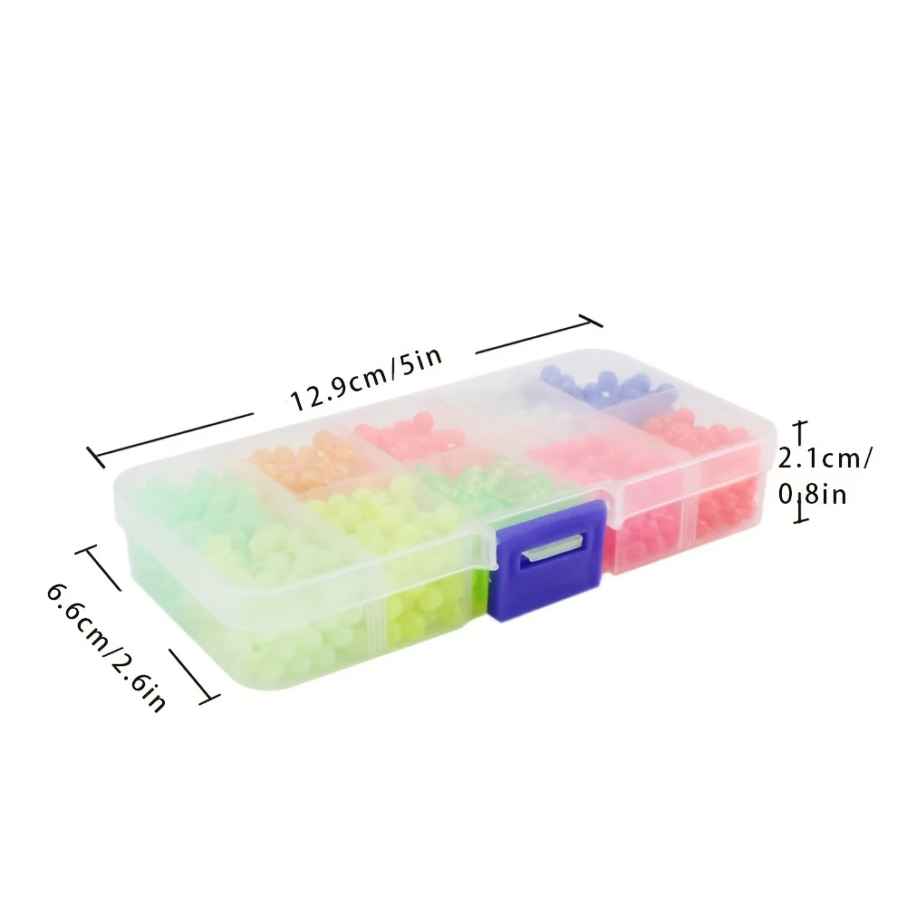 Caja luminosa frijoles espaciales pesca – bolas flotantes que brillan