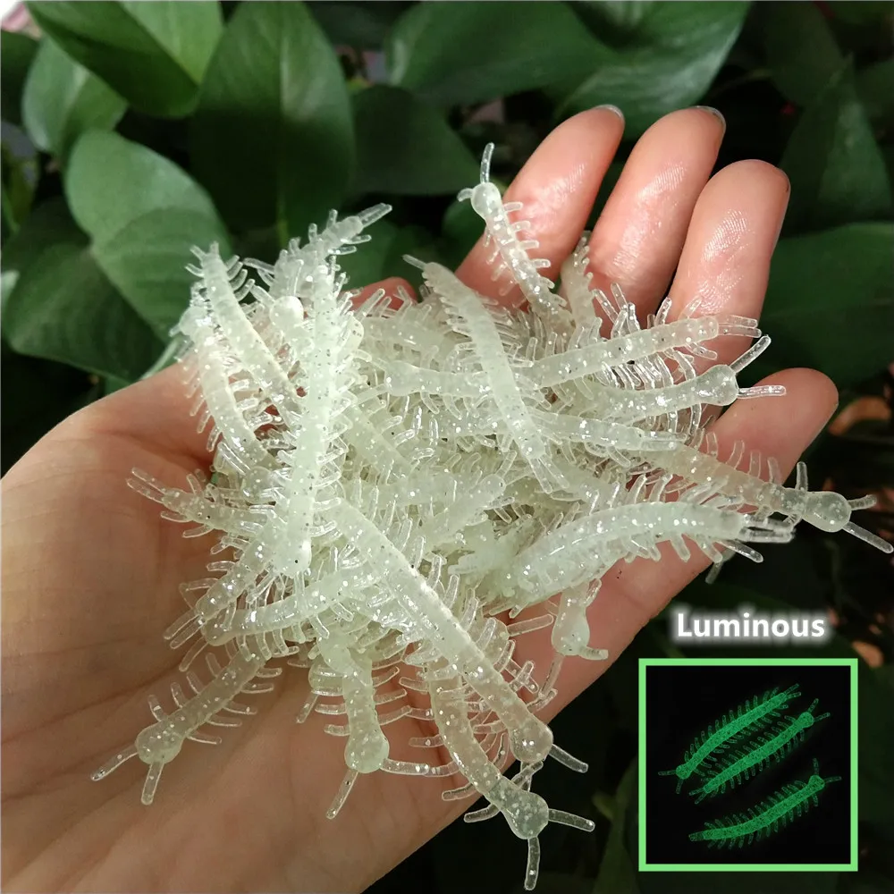 Swolfy Vinilo Camarón – Cebo flotante para montaje NED Rig y Drop Shot - imagen 3