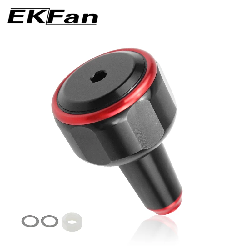 EKFan-pomos de aleación de 14,5G para carretes giratorios Bastcast, eje de 4MM, rodamiento de 7x4x2,5 MM, novedad - imagen 2