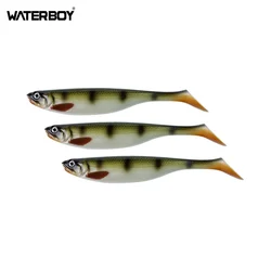 3 unids/bolsa 14,5 cm 5,7 pulgadas 14g 0,5 oz señuelo de pesca suave Swimbait cebo de pescado la mejor fabricación de blandos detallada cebo de pesca suave