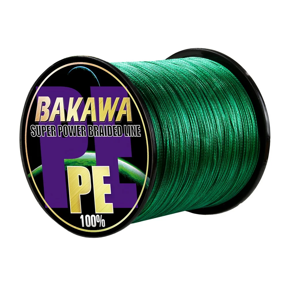 Bakawa-sedal de pesca trenzado de 8x-strand, alambre de Pe multifilamento japonés de 500m para agua salada, aparejos de hilo tejido duraderos de 22lb-90lb - imagen 5