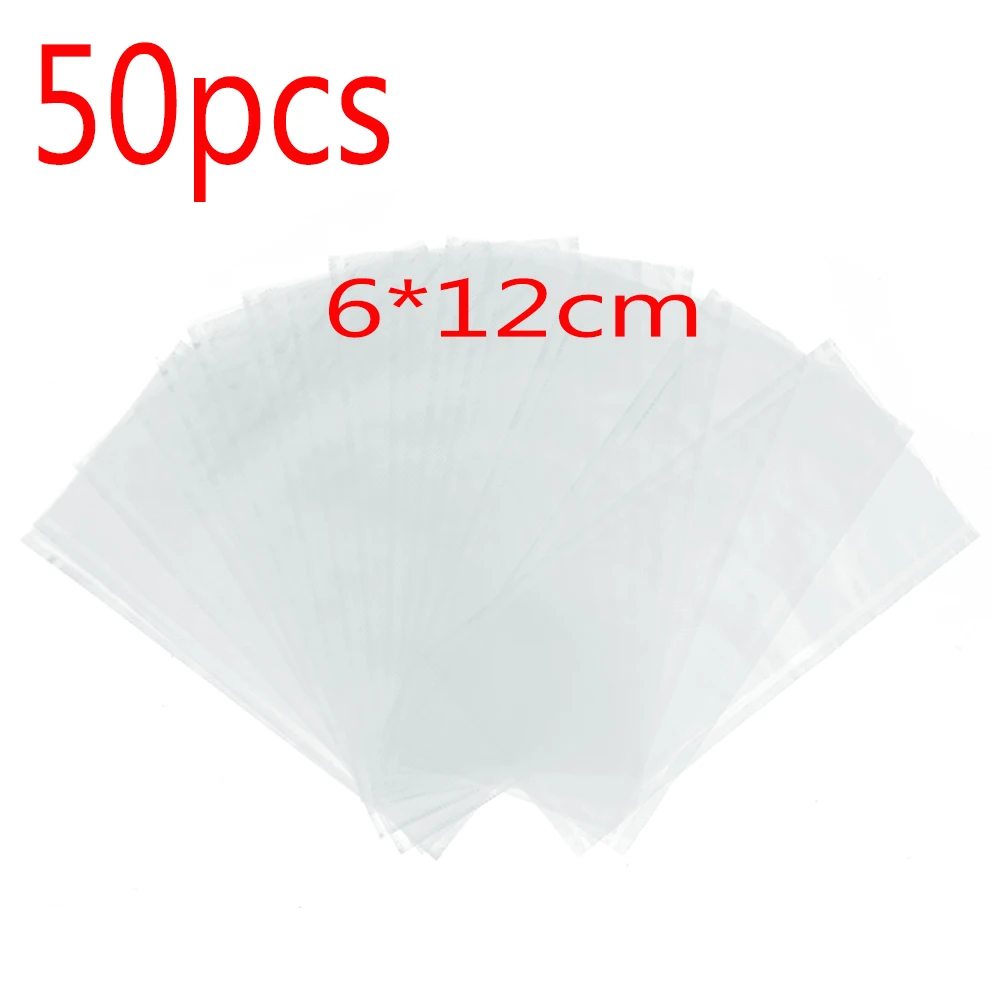 Bolsa de pesca soluble en agua, 50 piezas, 5x10cm/12x16cm, bolsa de cebo soluble en agua, nido de pesca, es Simple y conveniente para guardar cebo - imagen 5