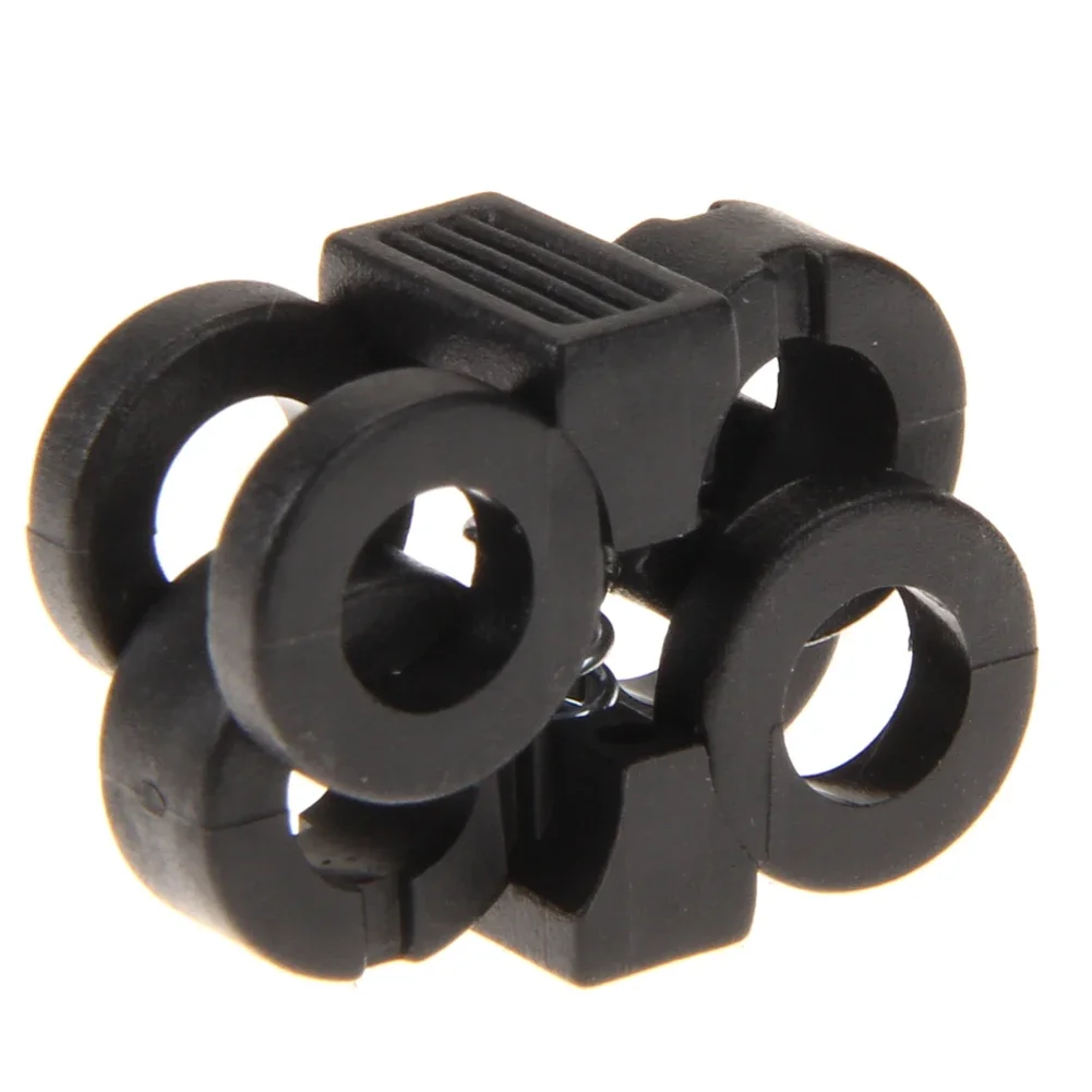 Hebilla de ajuste de Paracord, Mini hebilla de cuerda de paraguas tipo cruzado, herramientas de supervivencia prácticas antideslizantes rápidas, equipo para exteriores, 10 Uds. - imagen 5