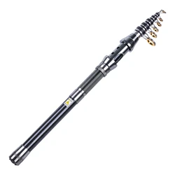 Goture Caña telescópica de carbono ultraligera para pesca en mar