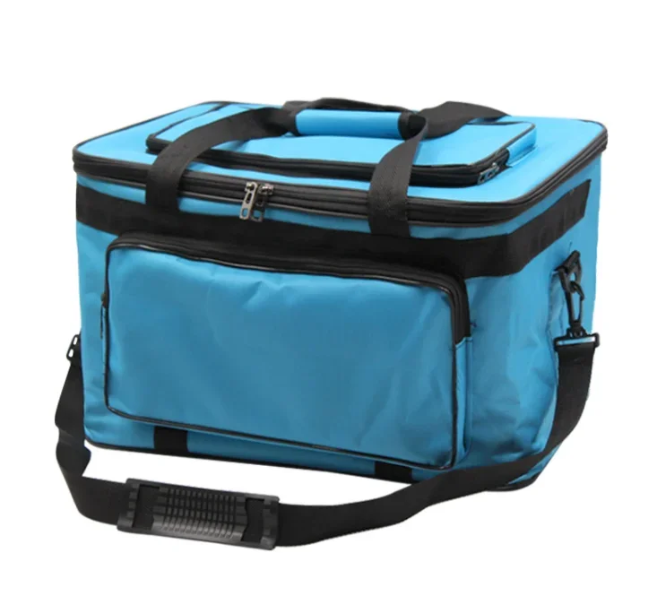 Bolsa de aparejos de carrete de pesca multifuncional para exteriores, bandolera plegable para ciclismo, senderismo, bolsa de pesca impermeable - imagen 3