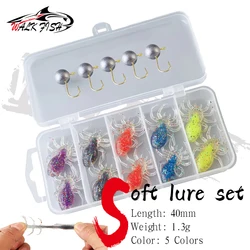 WALK FISH – Arañas elásticas de vinilo 4cm para trucha y mar