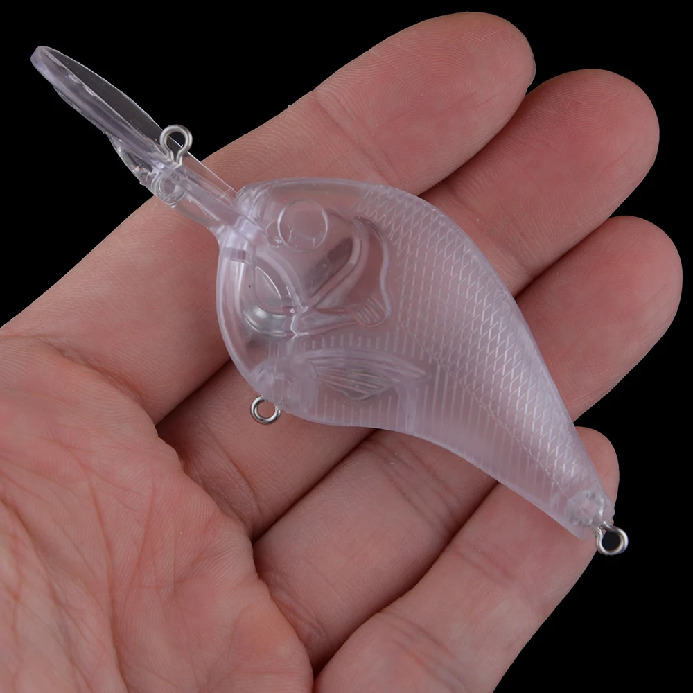 Chan'sHuang 20 piezas cebo en blanco sin pintar 9,9g/90mm sonajero flotante labio largo Crankbait DIY hecho a mano aparejos de señuelo de pesca Artificial - imagen 5